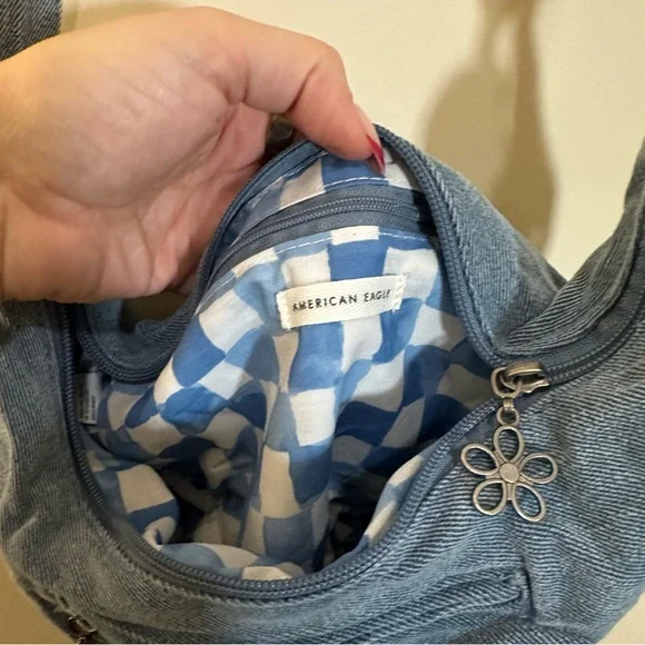 American Eagle Denim Shoulder Bag - Picture 5 of 5